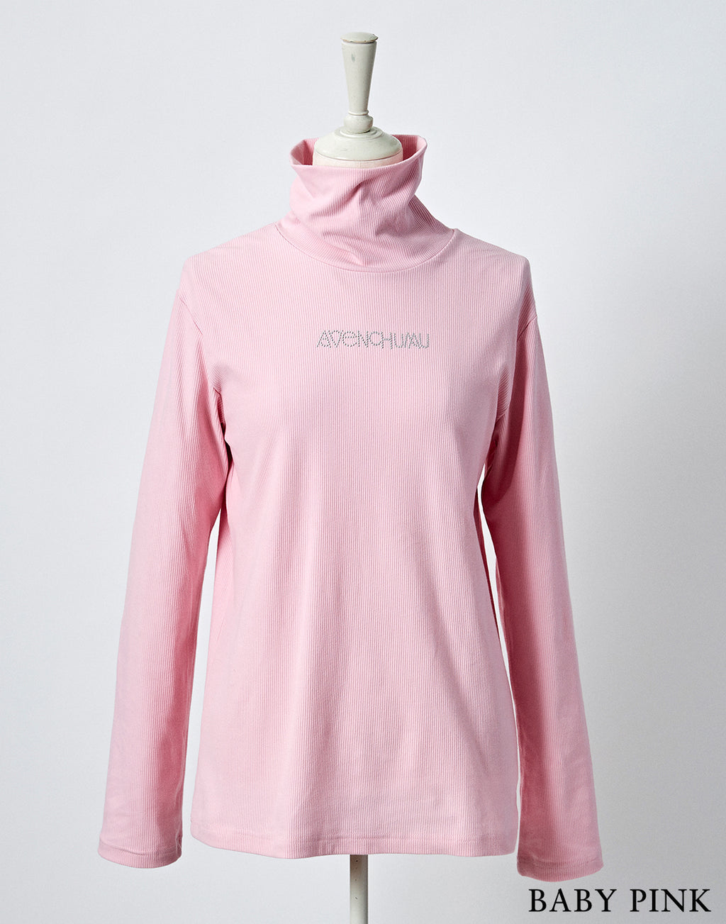Studs logo high neck tops