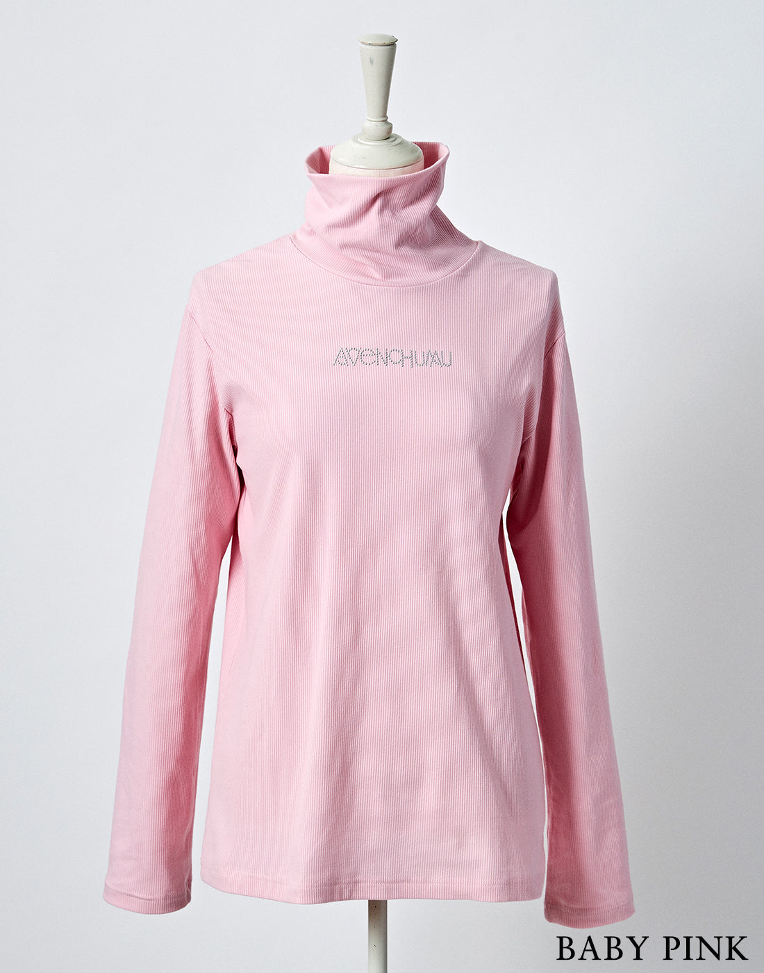 Studs logo high neck tops