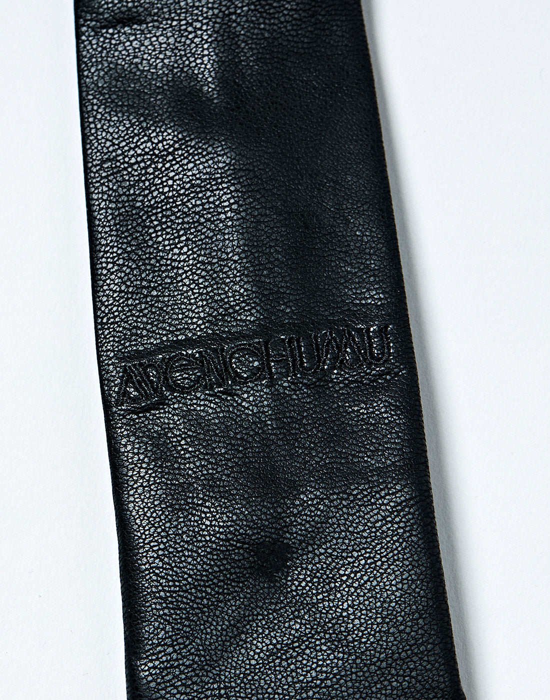 AVENCHUMU leather collar&necktie