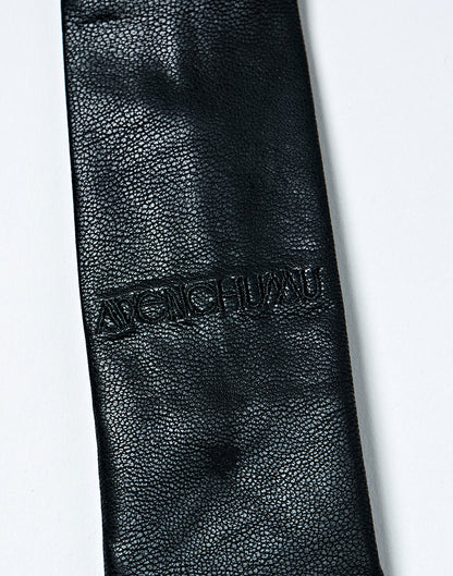 AVENCHUMU leather collar&necktie