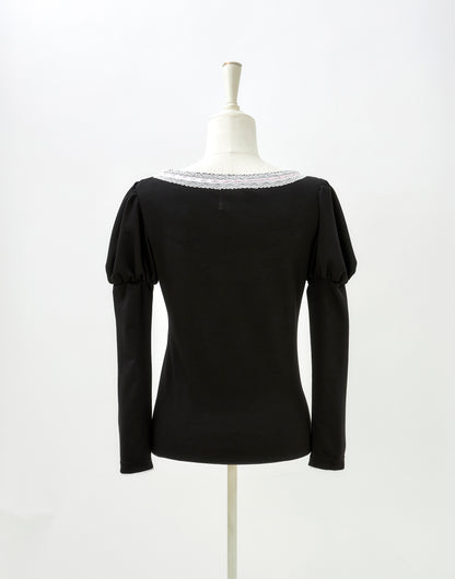 AVENCHUMU lace trimming tops