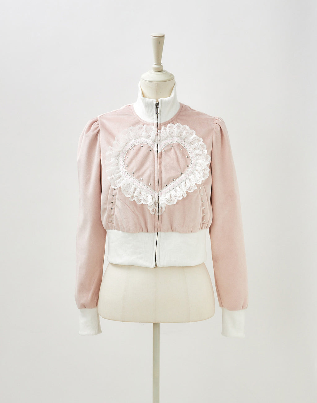 Love heart's cake zip outer