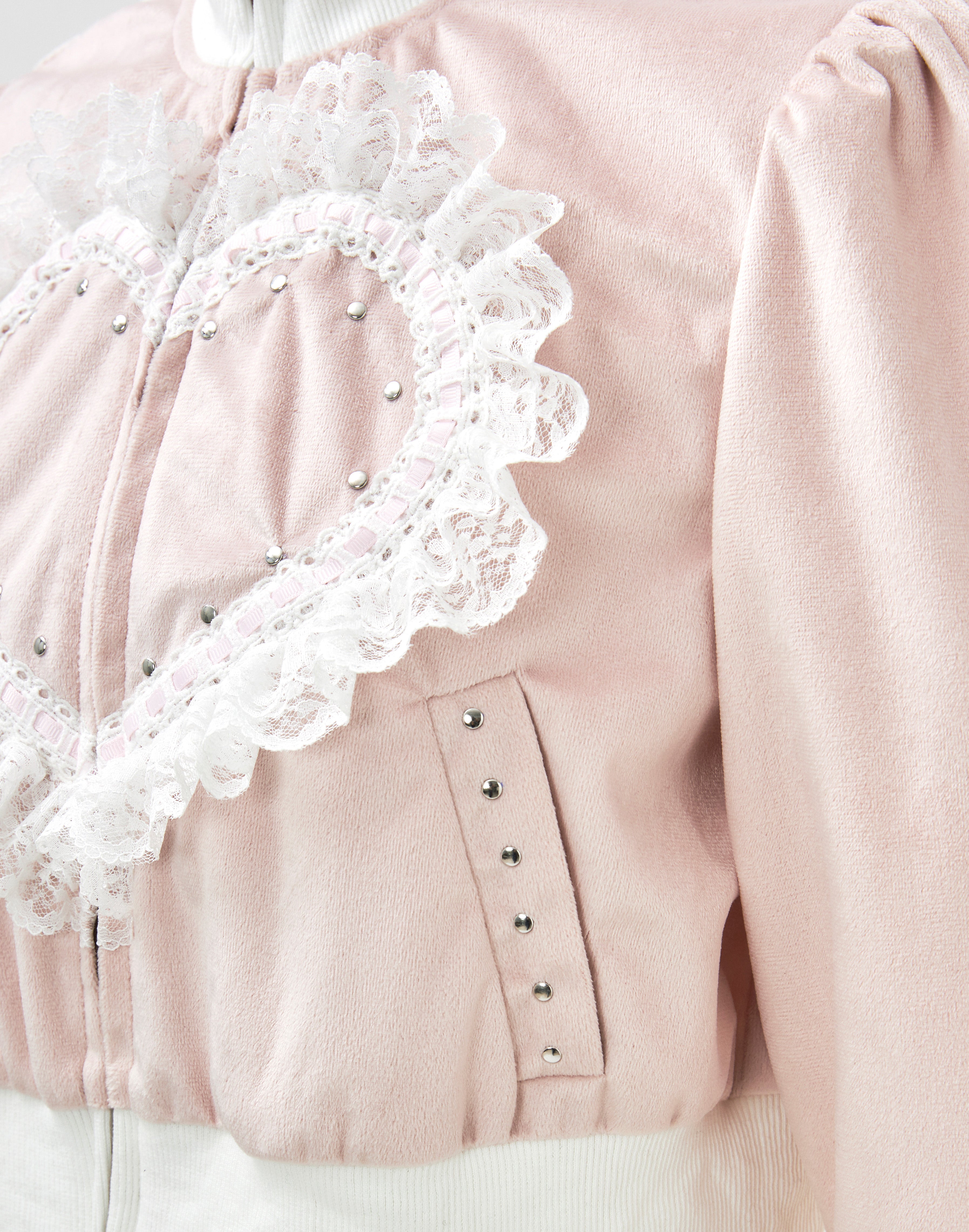 Love heart's cake zip outer