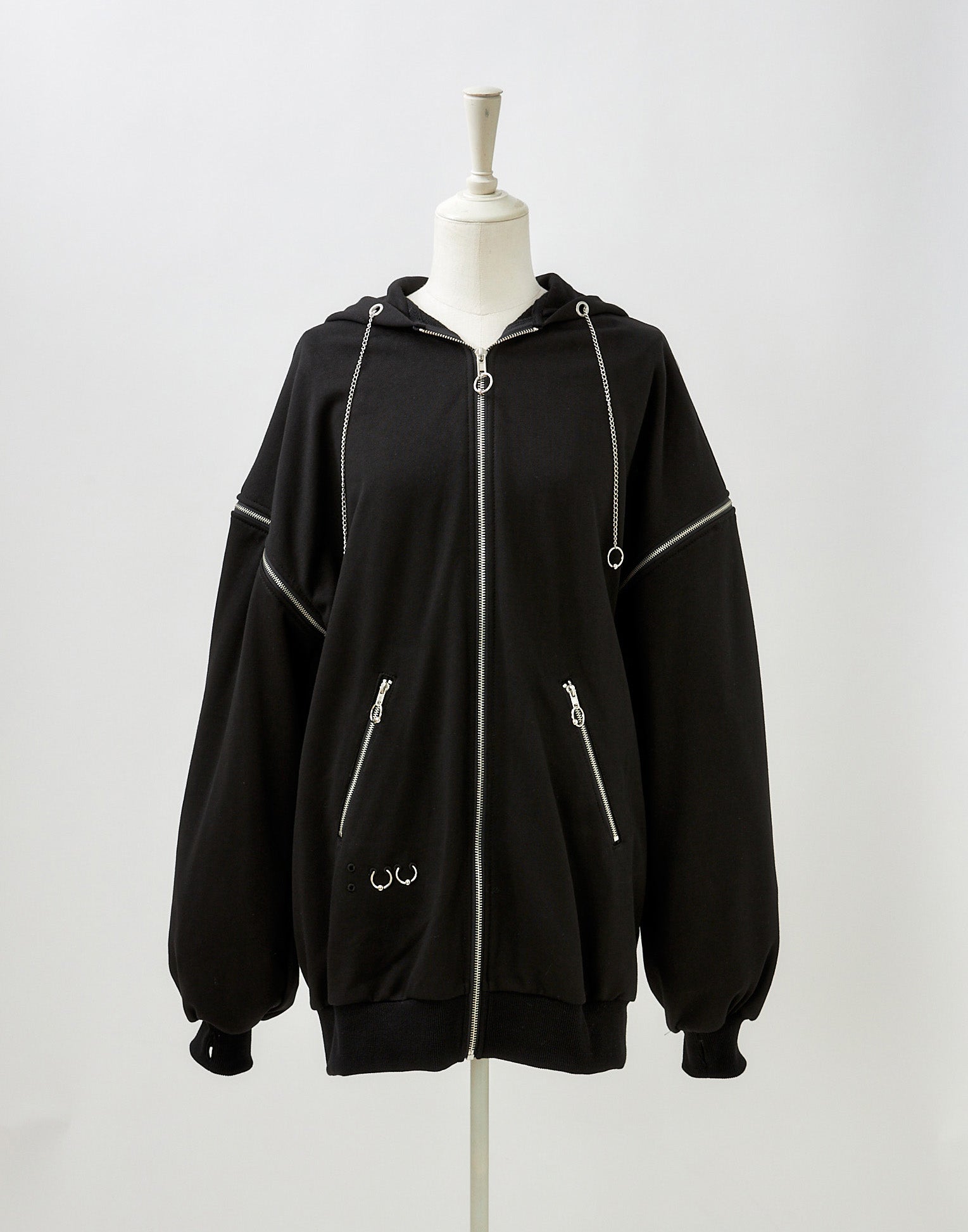 Punkish bad bunny zip outer