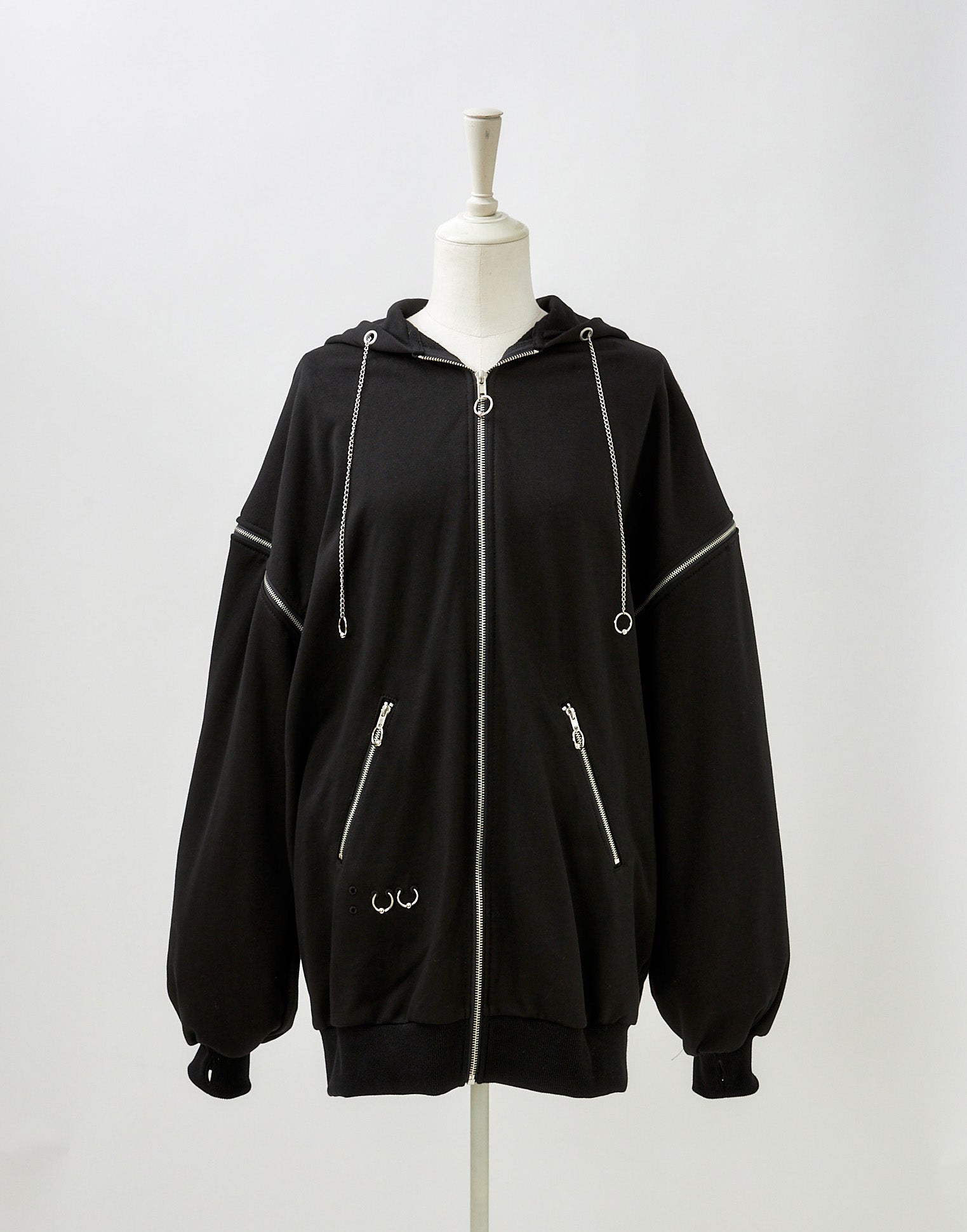 Punkish bad bunny zip outer