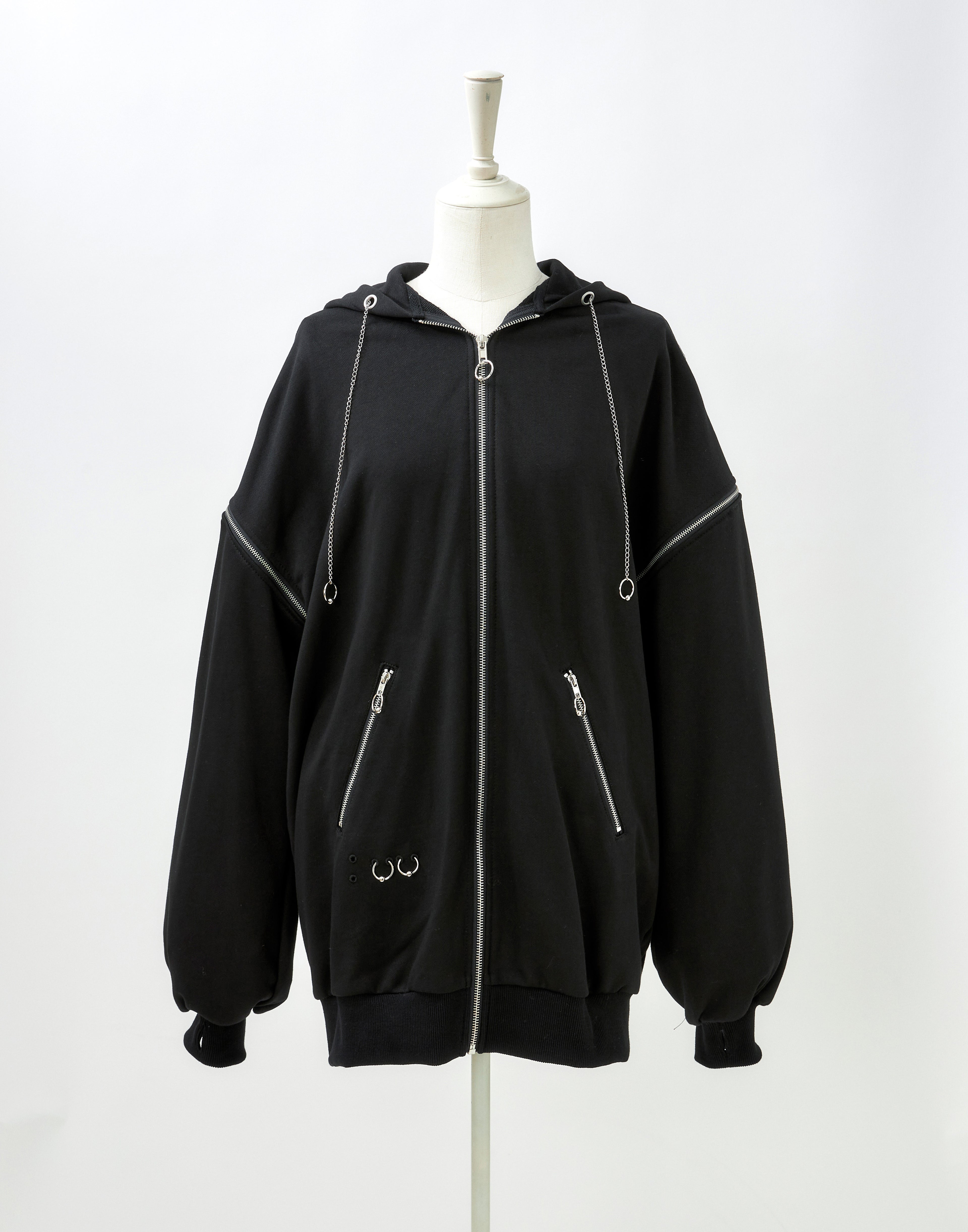 Punkish bad bunny zip outer