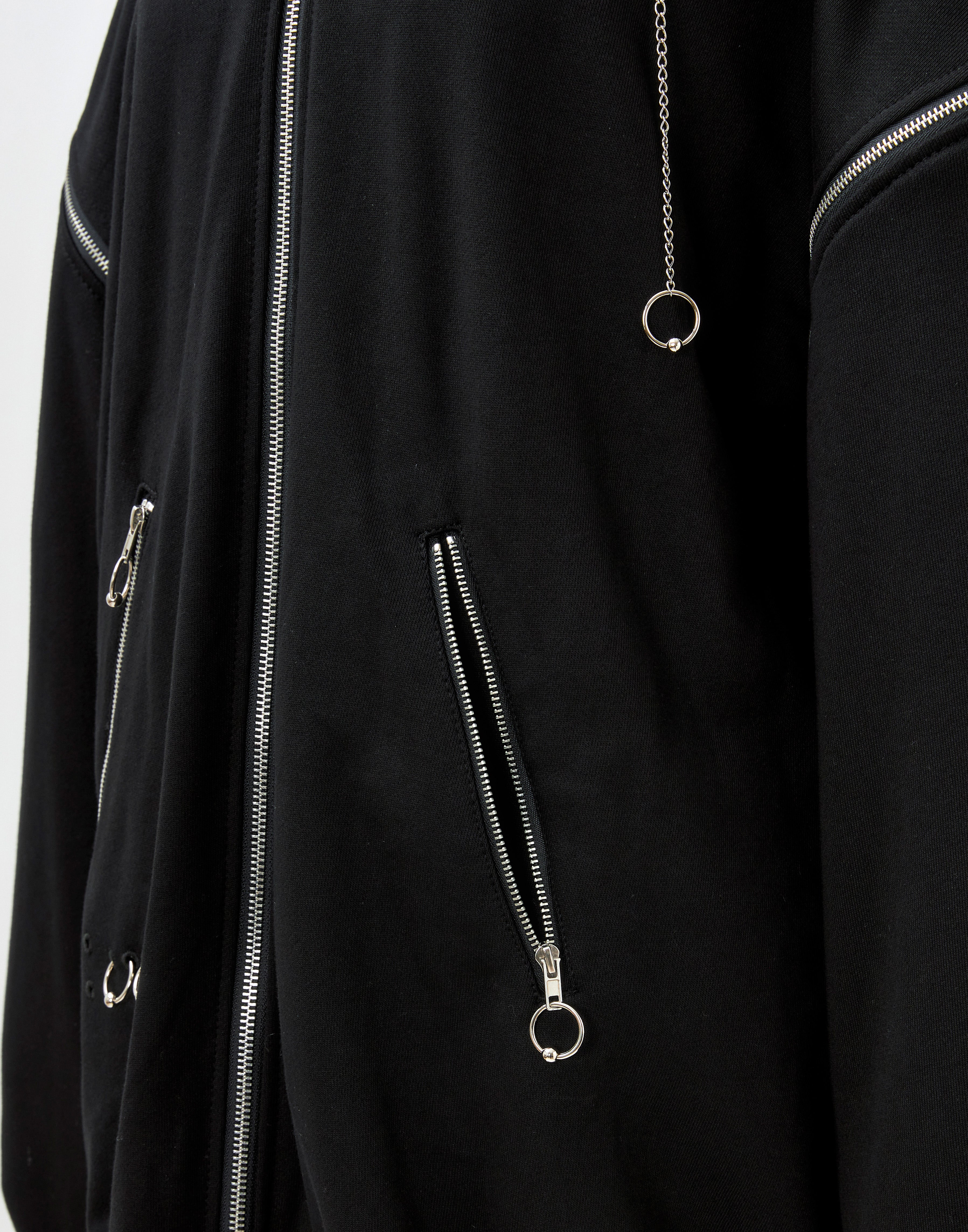 Punkish bad bunny zip outer