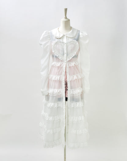 Full of tiered long dress