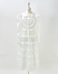 Full of tiered long dress