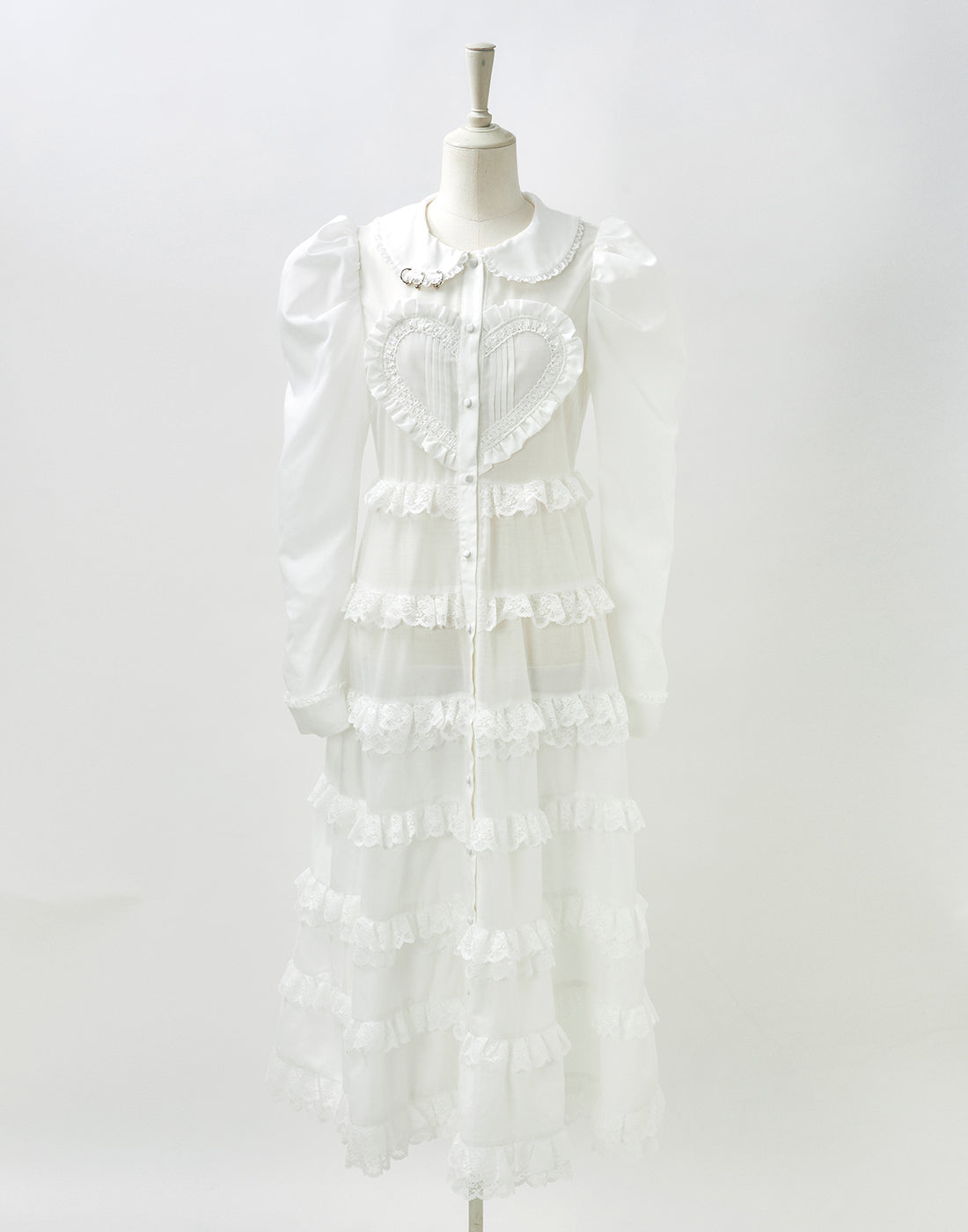 Full of tiered long dress