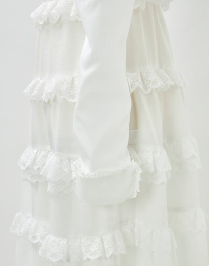 Full of tiered long dress
