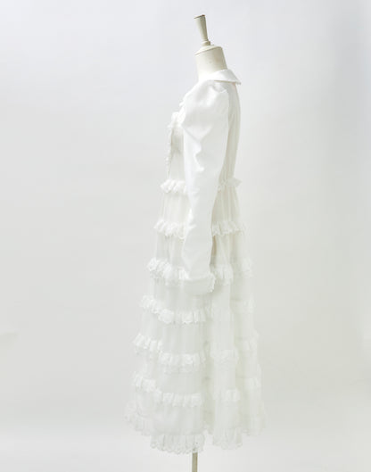 Full of tiered long dress