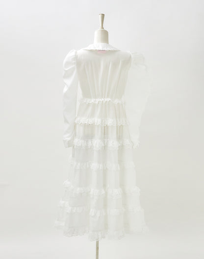 Full of tiered long dress