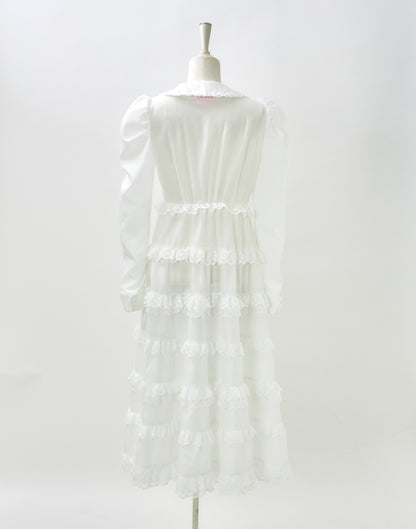 Full of tiered long dress