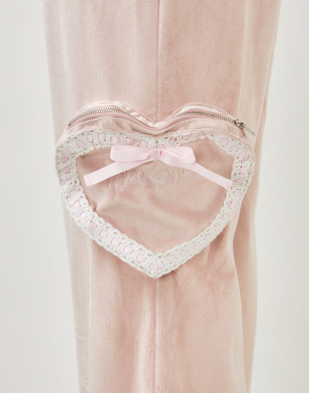 Love heart's cake zip pant