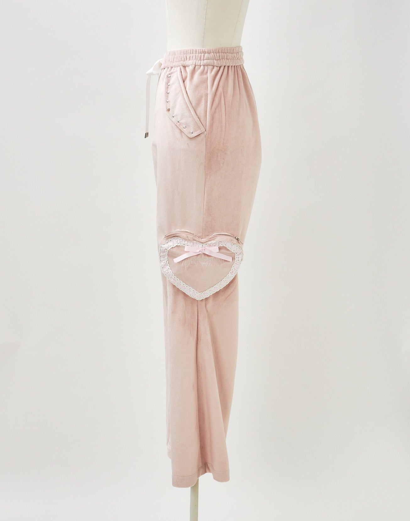 Love heart's cake zip pant