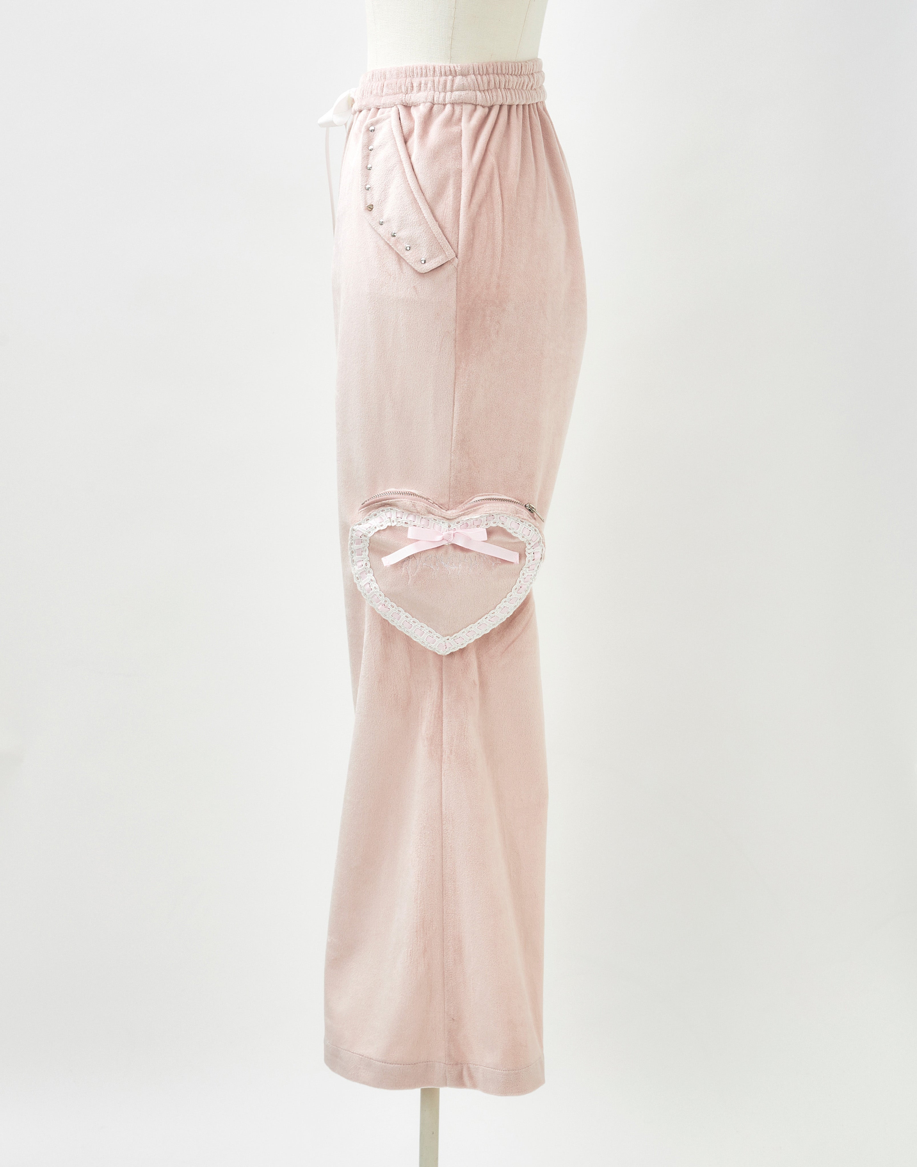 Love heart's cake zip pant