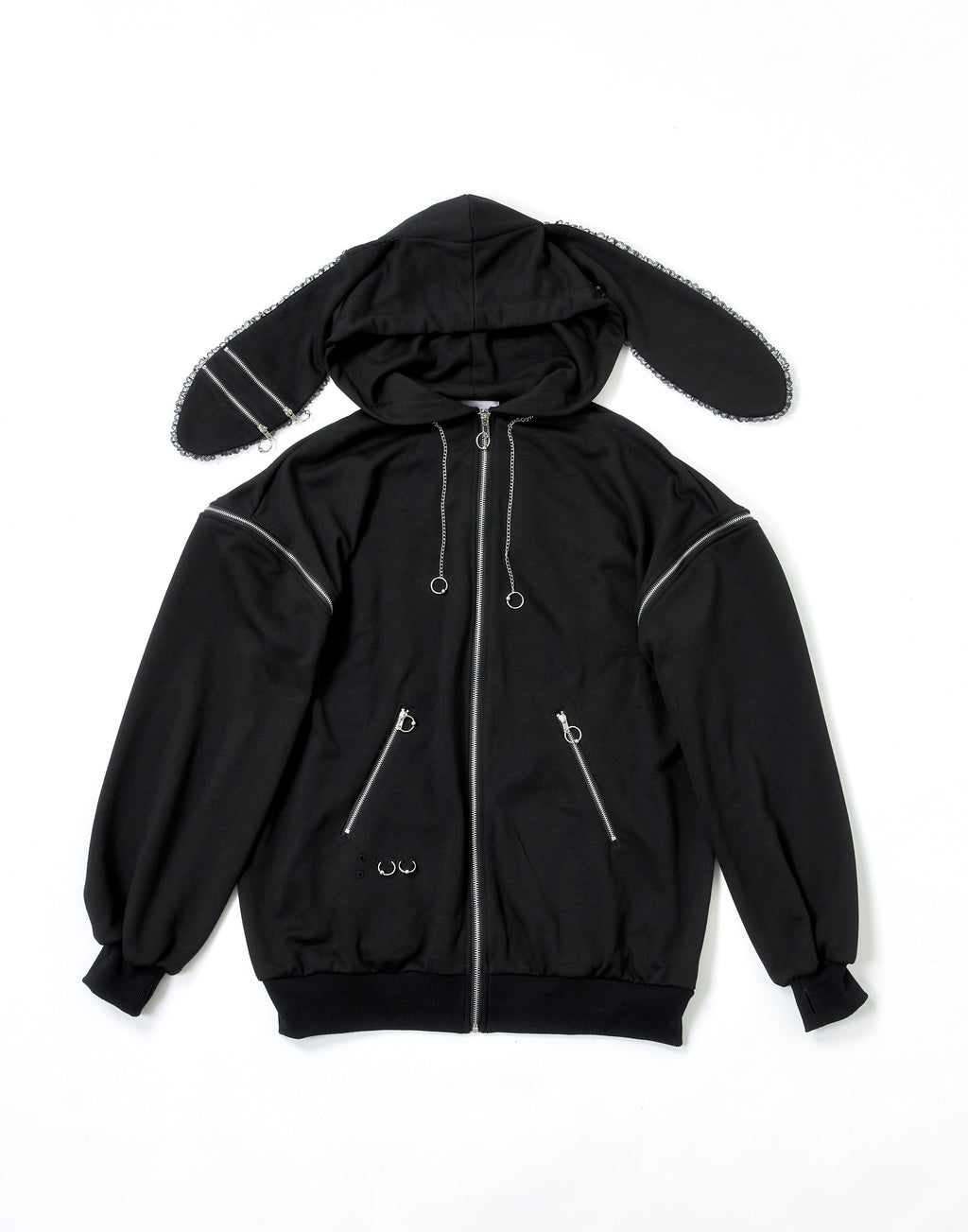 Punkish bad bunny zip outer