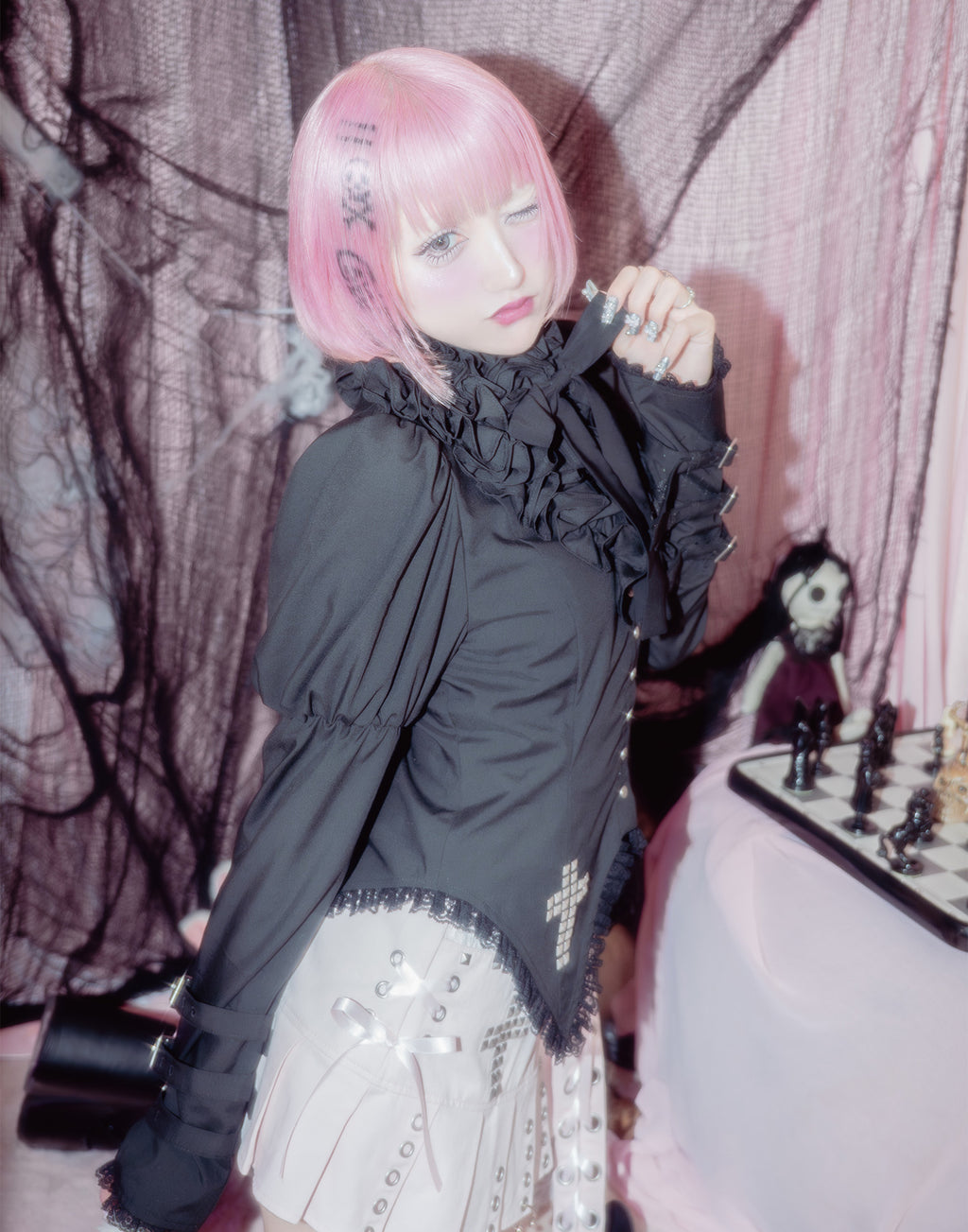 AVENCHUMU little angel frill blouse