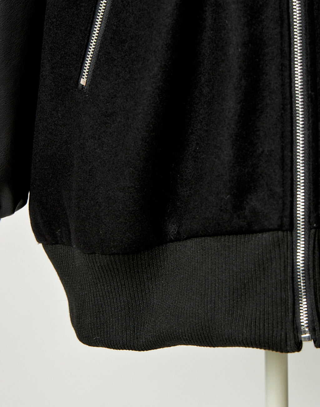 Sailor collar girls stadium jacket