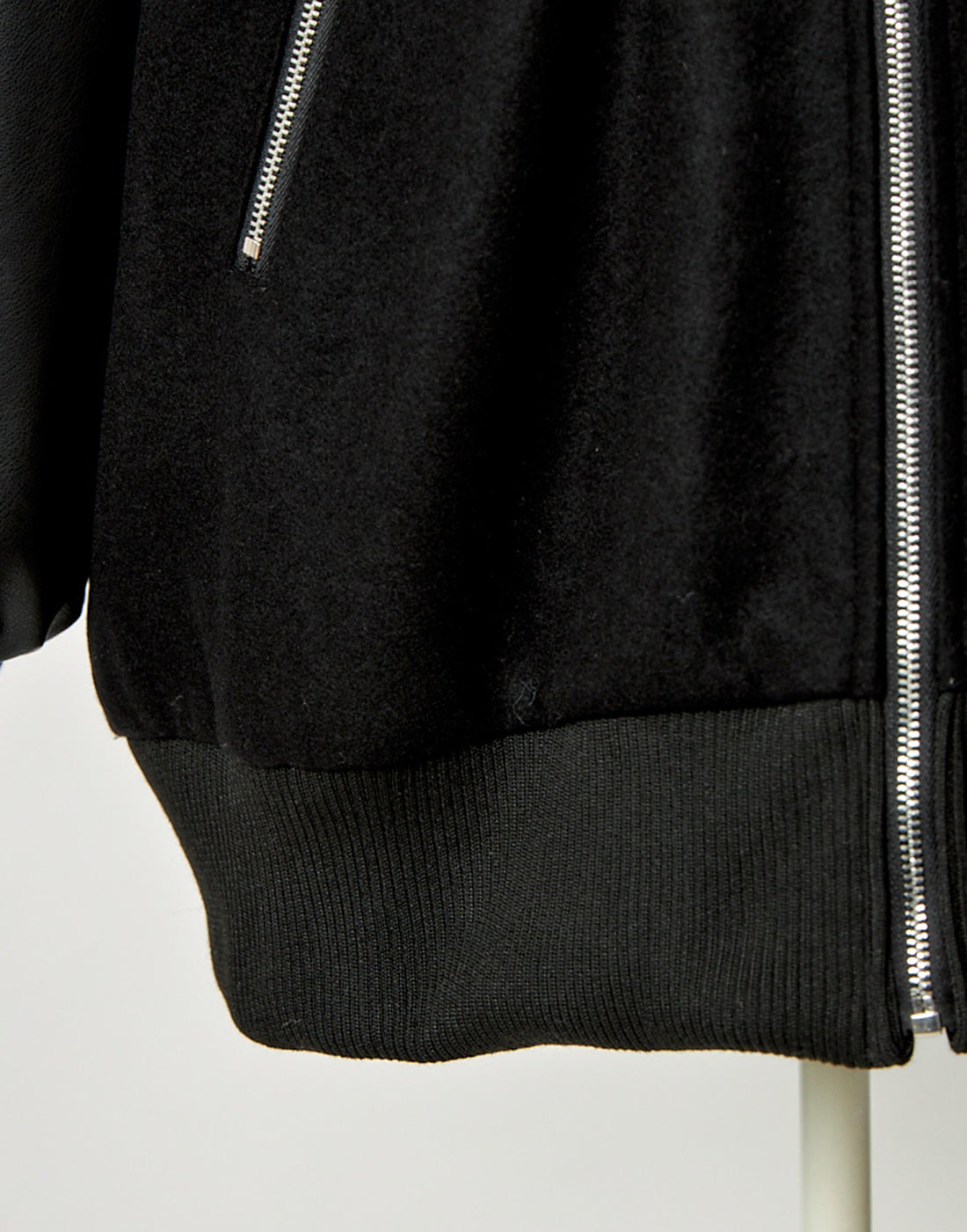 Sailor collar girls stadium jacket