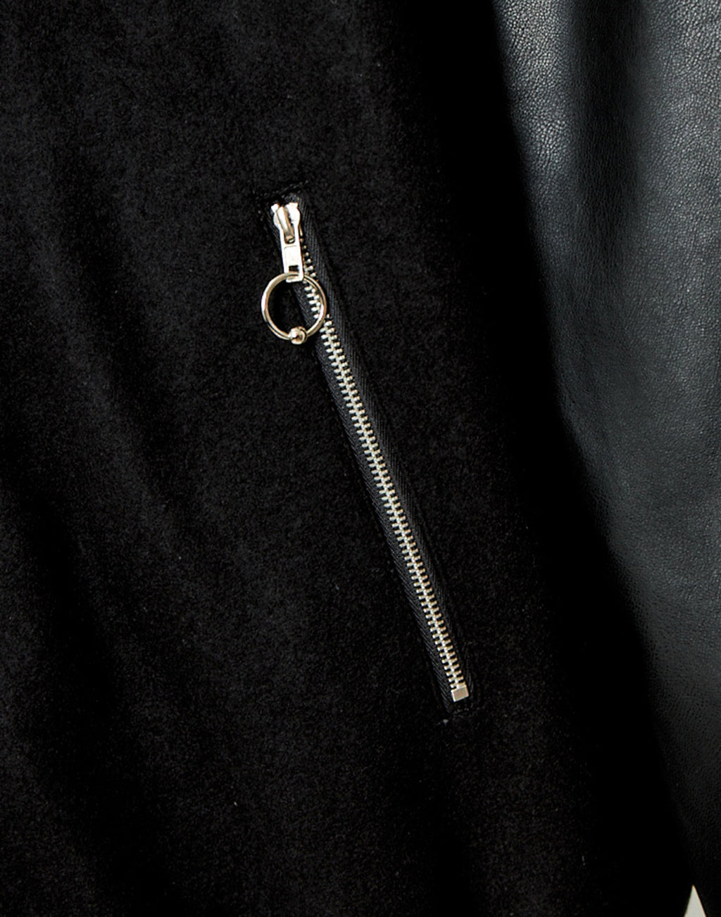 Sailor collar girls stadium jacket