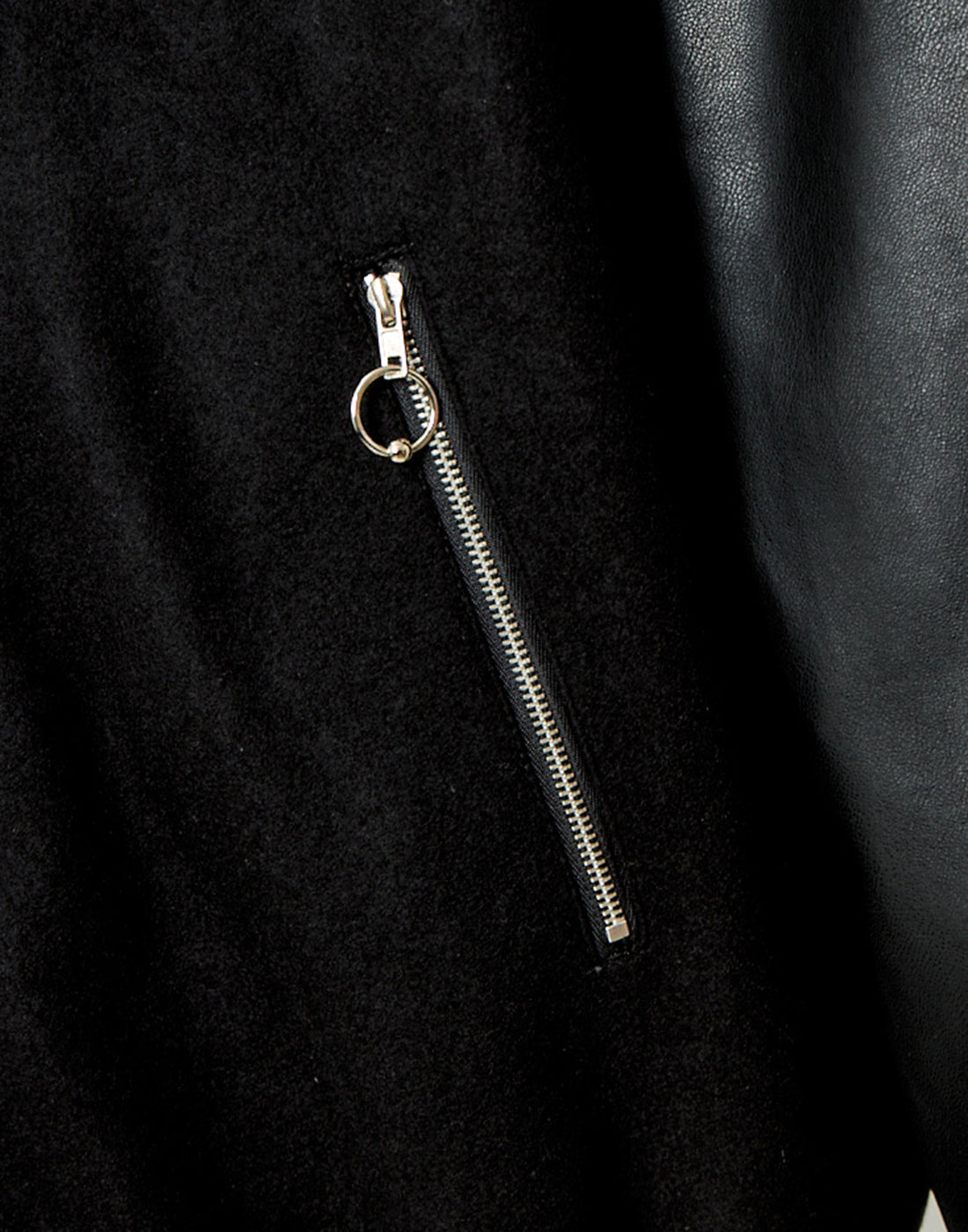 Sailor collar girls stadium jacket