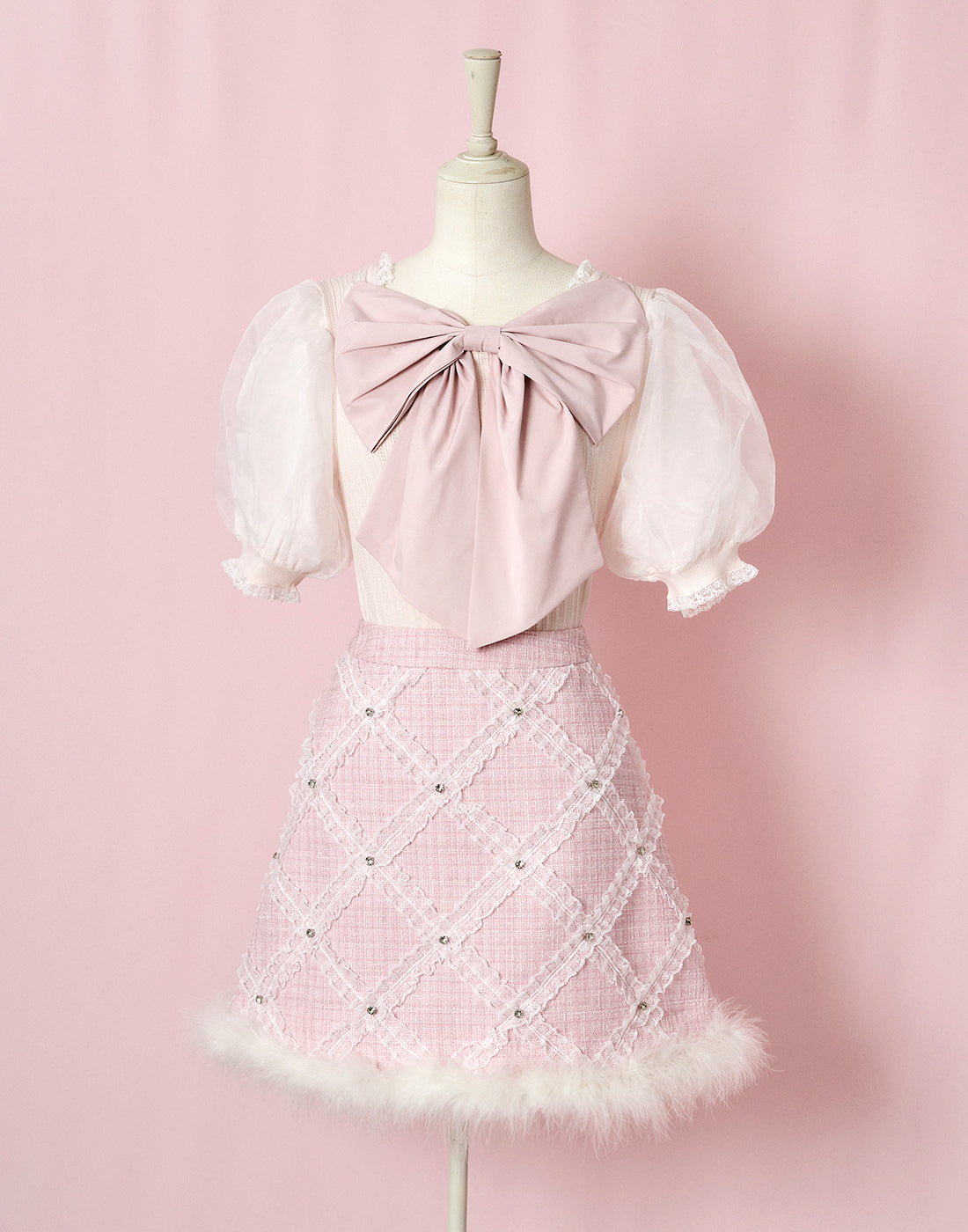 mellfy memory Sweet swan bijou Skirt