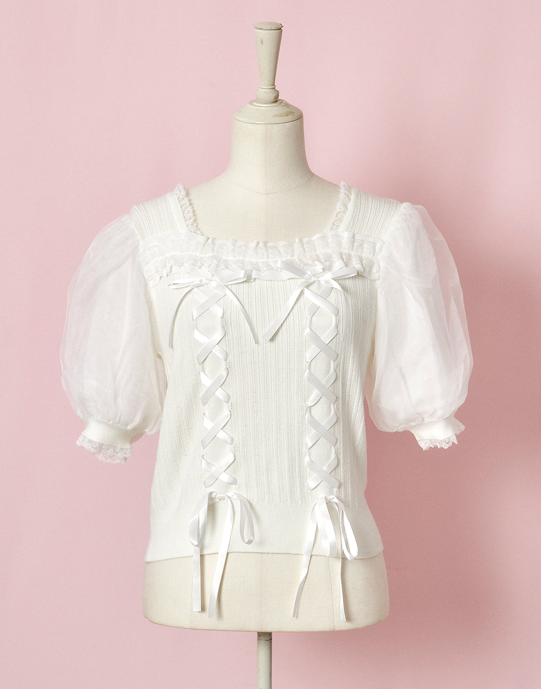 mellfy memory Hug me ribbon Top