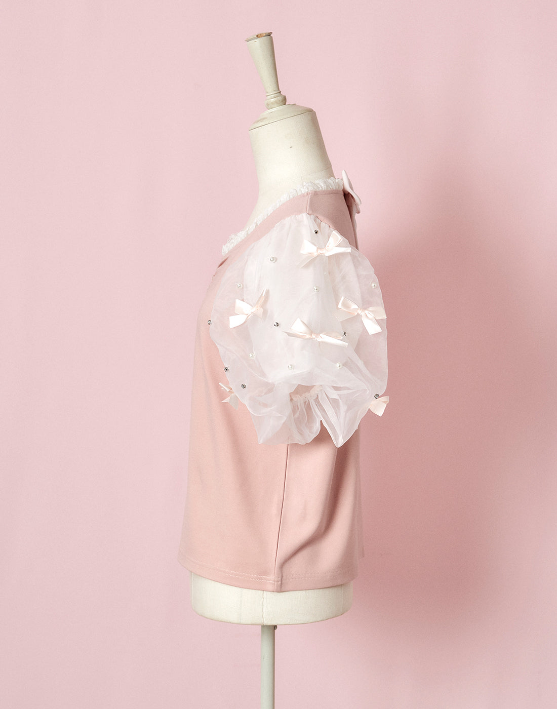 mellfy memory Happiness ribbon puff Top