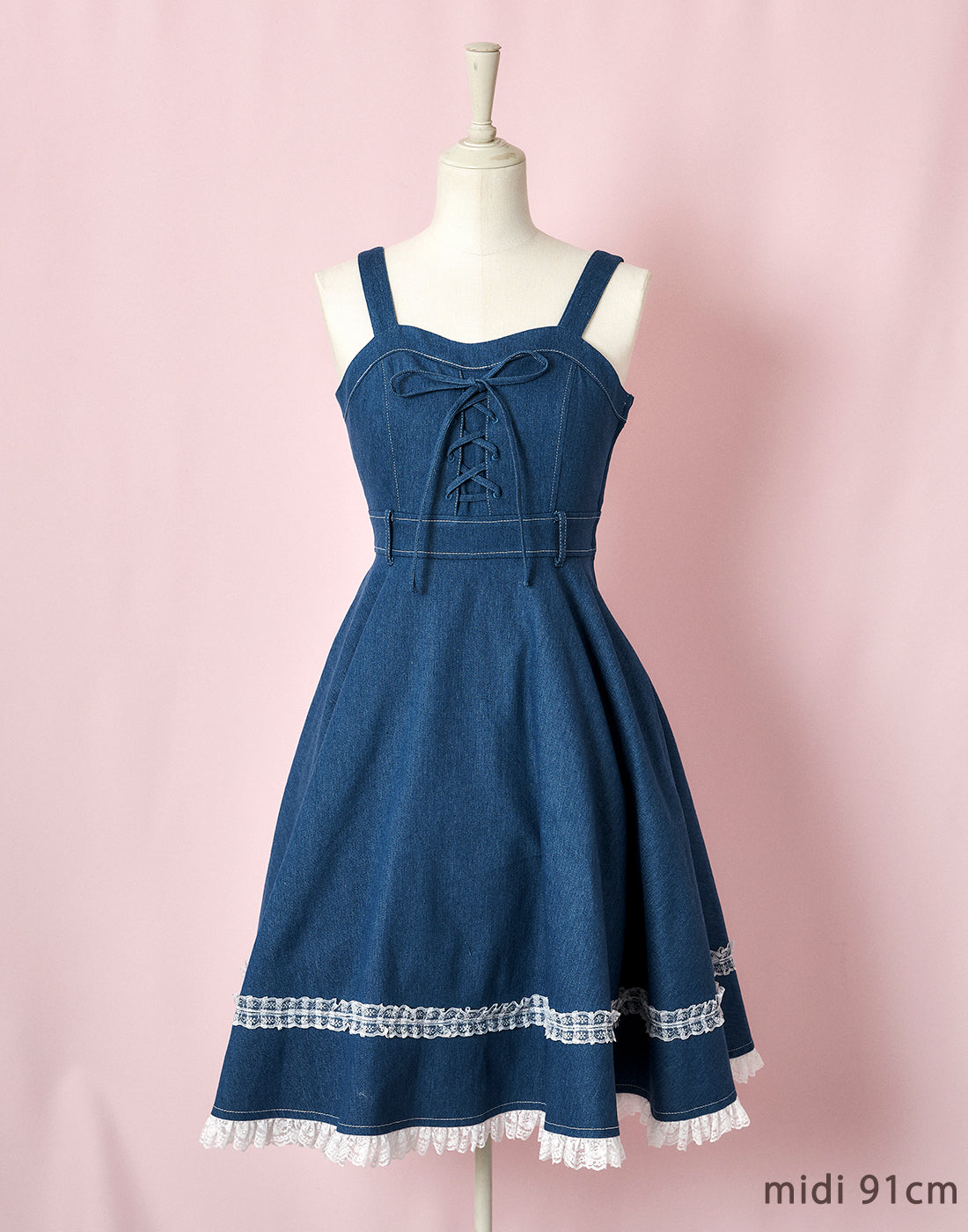 mellfy memory Princess holiday denim Dress