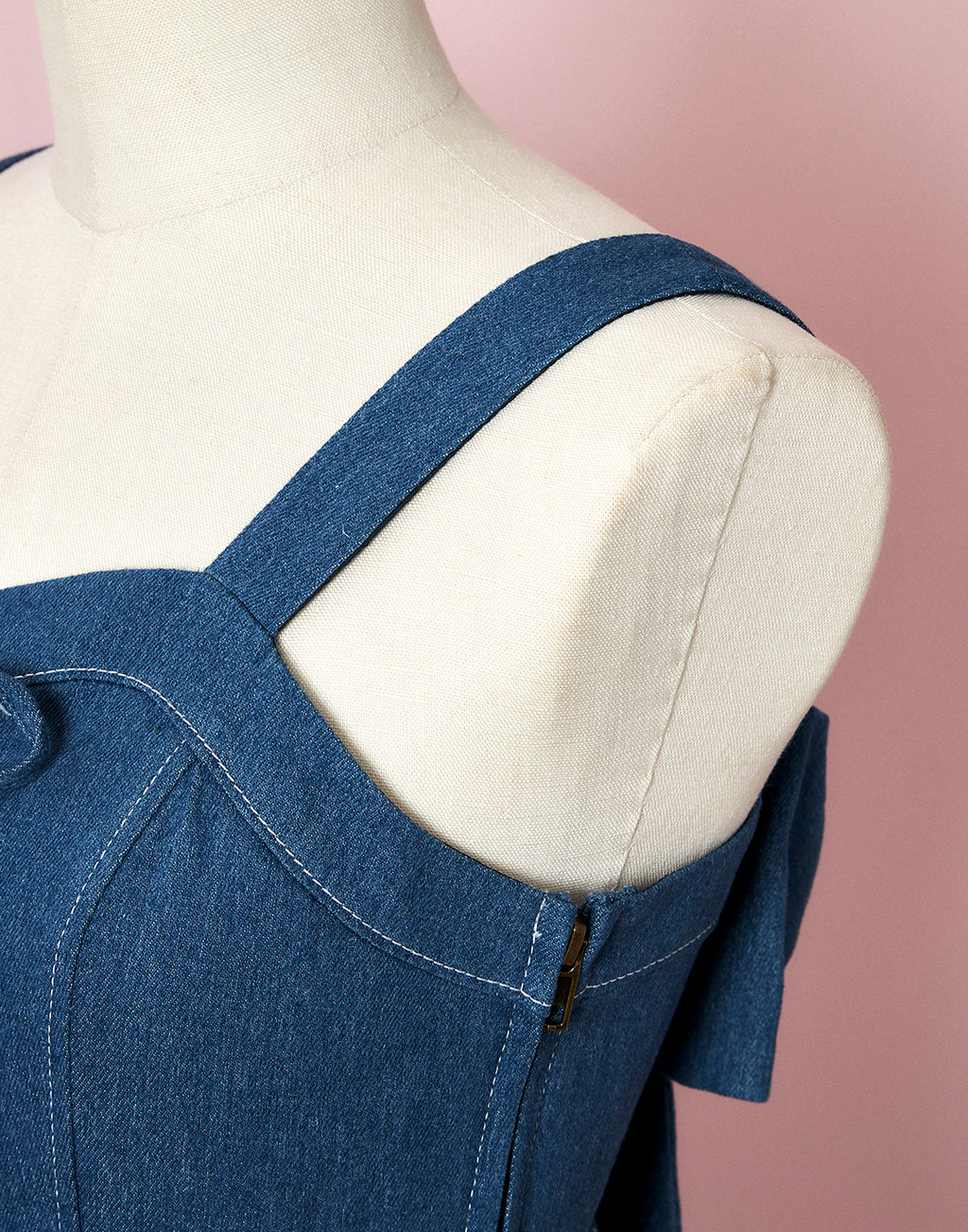 mellfy memory Princess holiday denim Dress