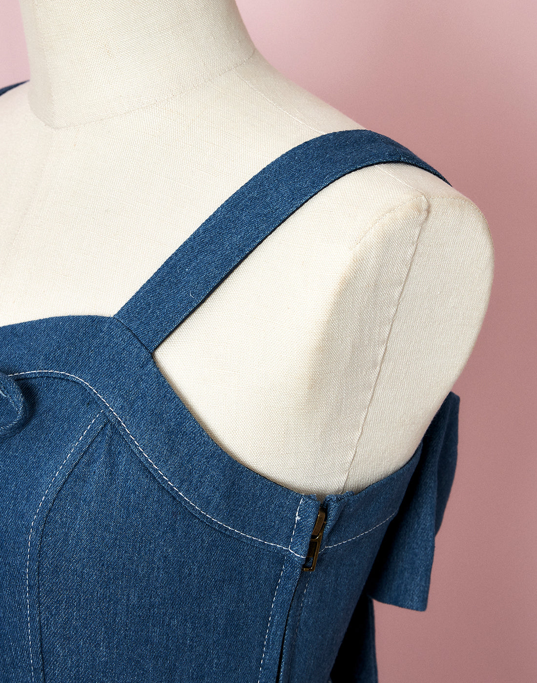 mellfy memory Princess holiday denim Dress