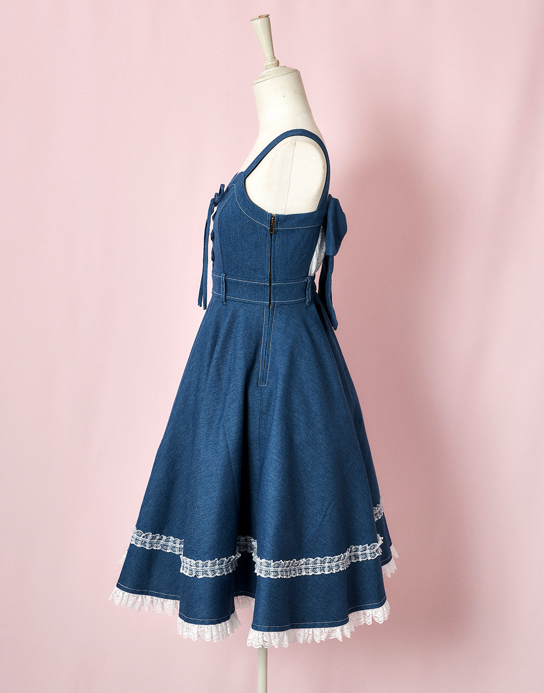 mellfy memory Princess holiday denim Dress