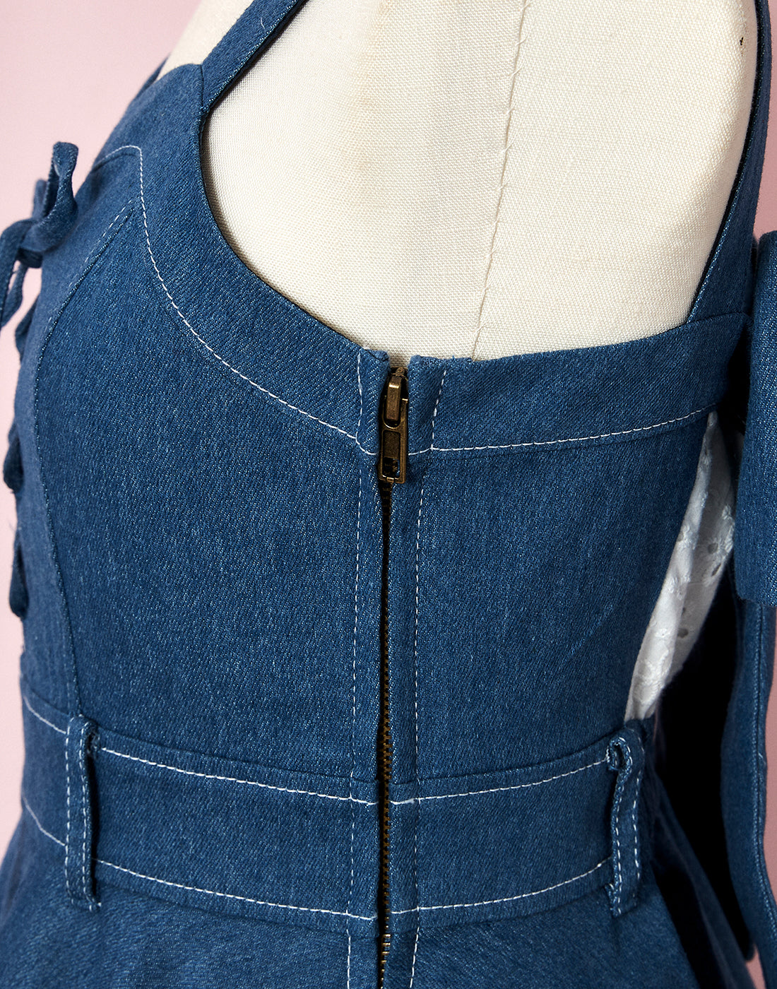 mellfy memory Princess holiday denim Dress