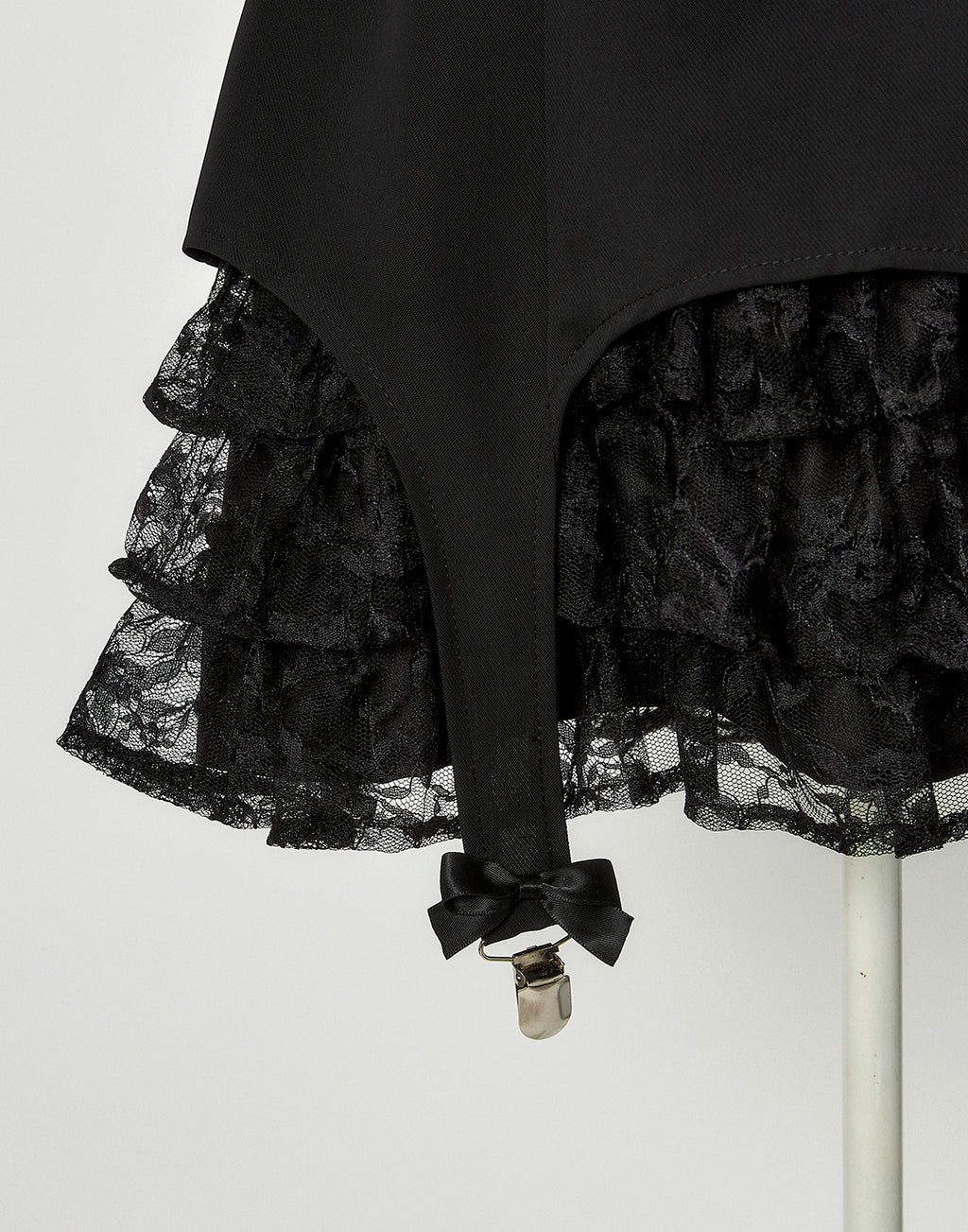 Buckle belt garter dress