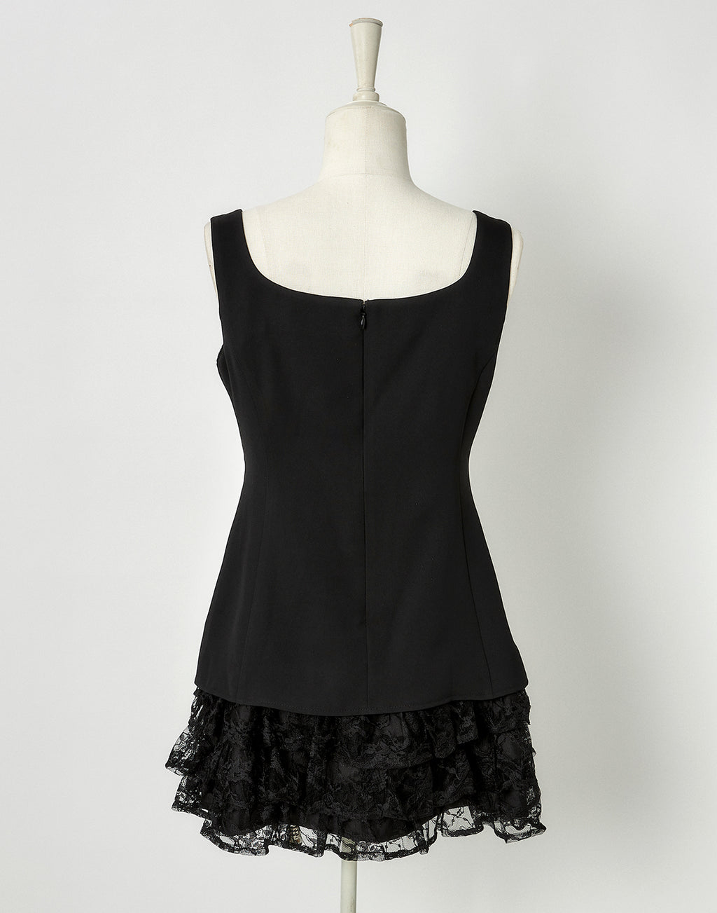 Buckle belt garter dress