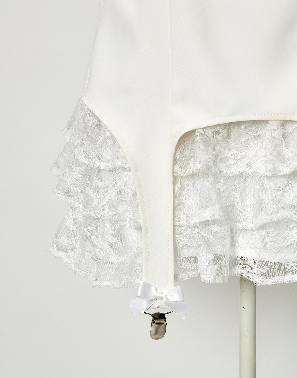 Buckle belt garter dress