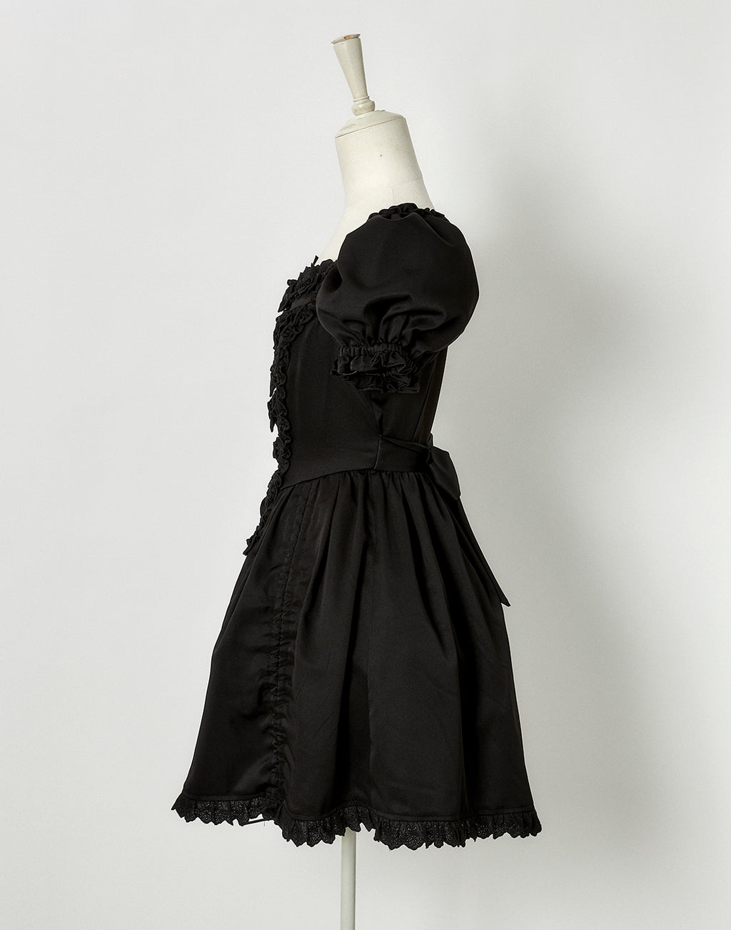 Bone ribbon puff doll dress