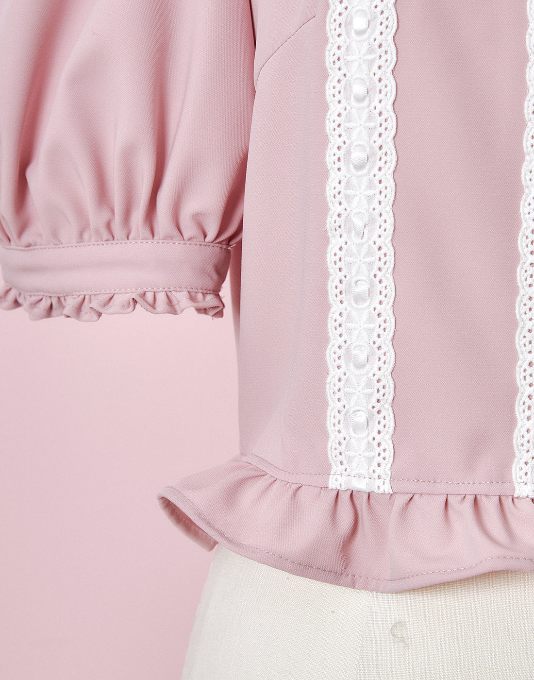 Lolime Coquette Ribbon Top