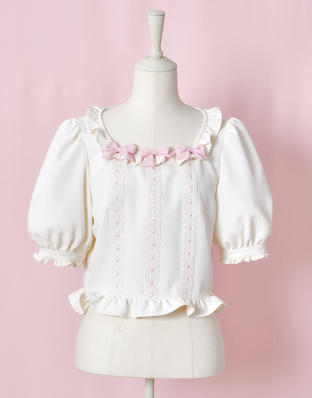 Lolime Coquette Ribbon Top
