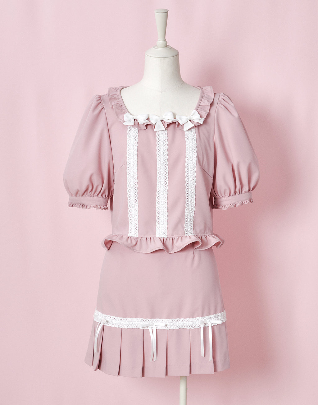 Lolime Coquette Ribbon Top