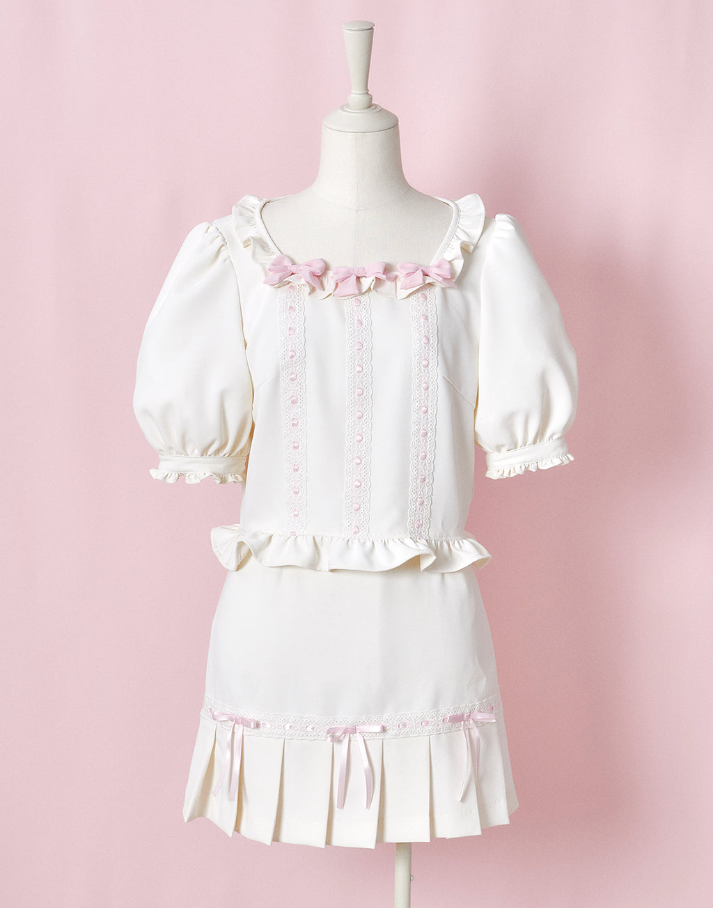 Lolime Coquette Ribbon Top