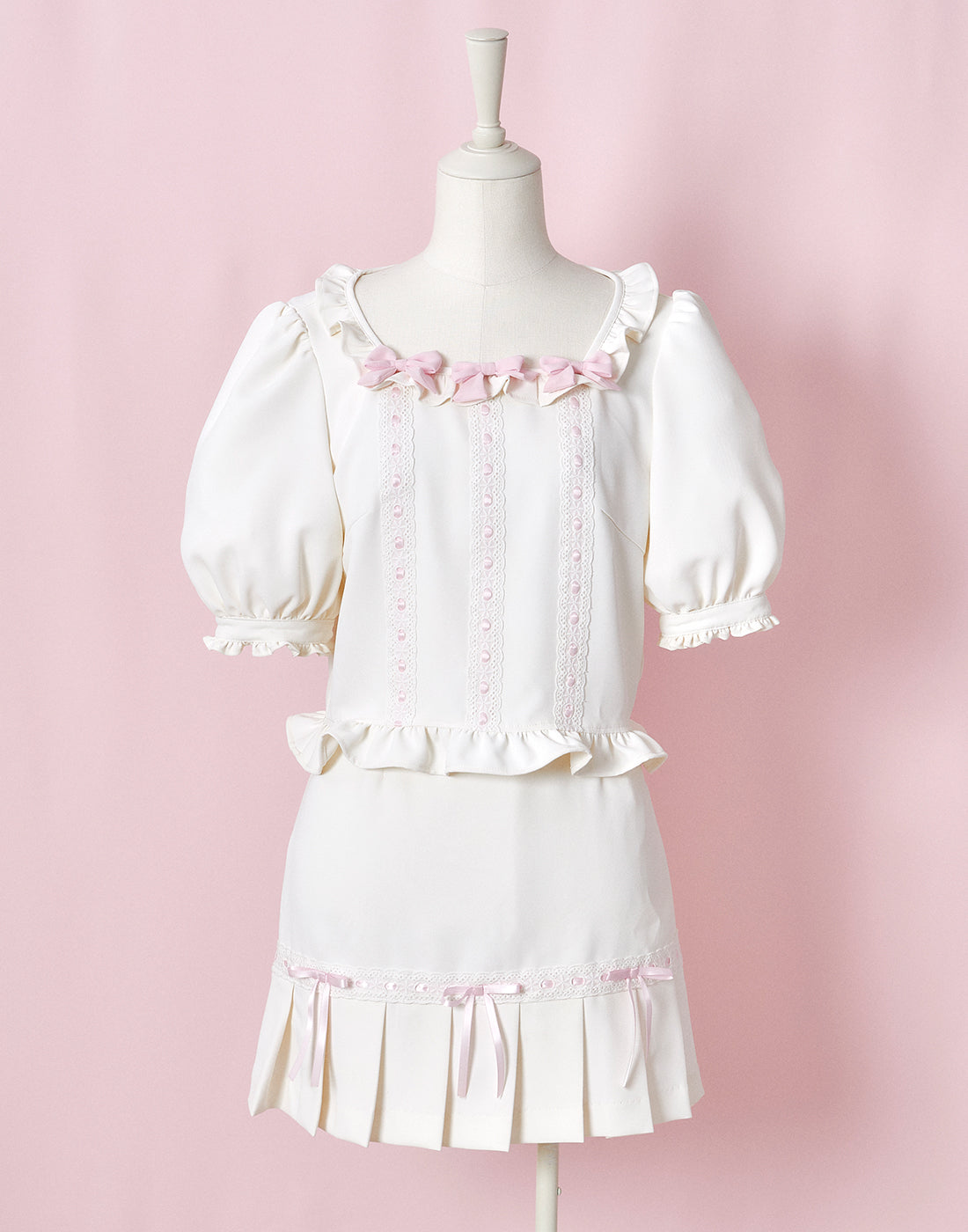 Lolime Coquette Ribbon Top