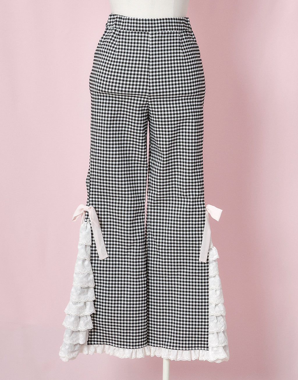 Lolime PRETTY UP Gingham checked Pants