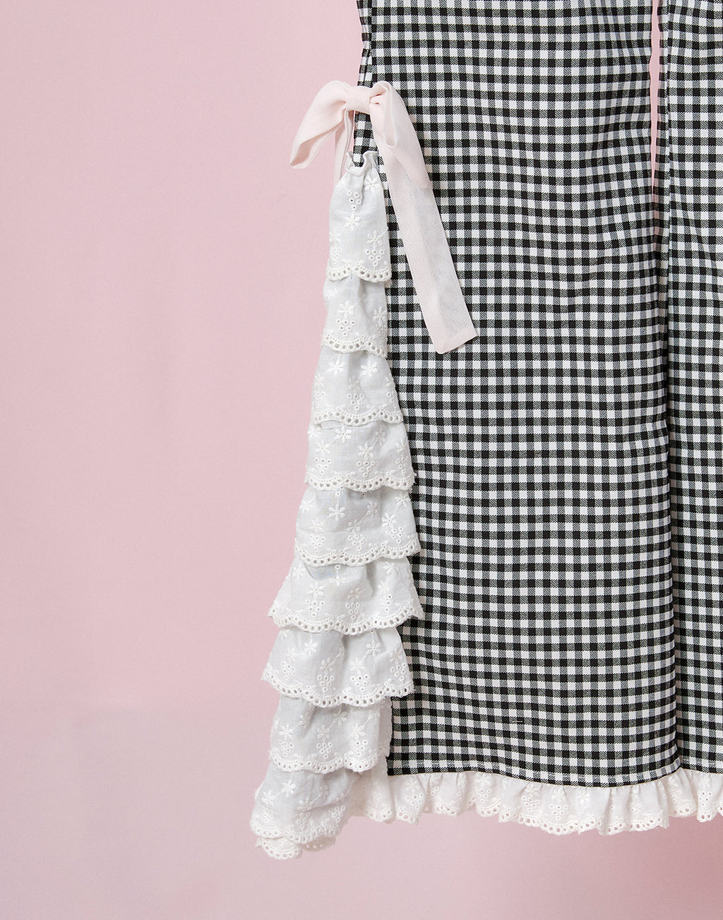 Lolime PRETTY UP Gingham checked Pants