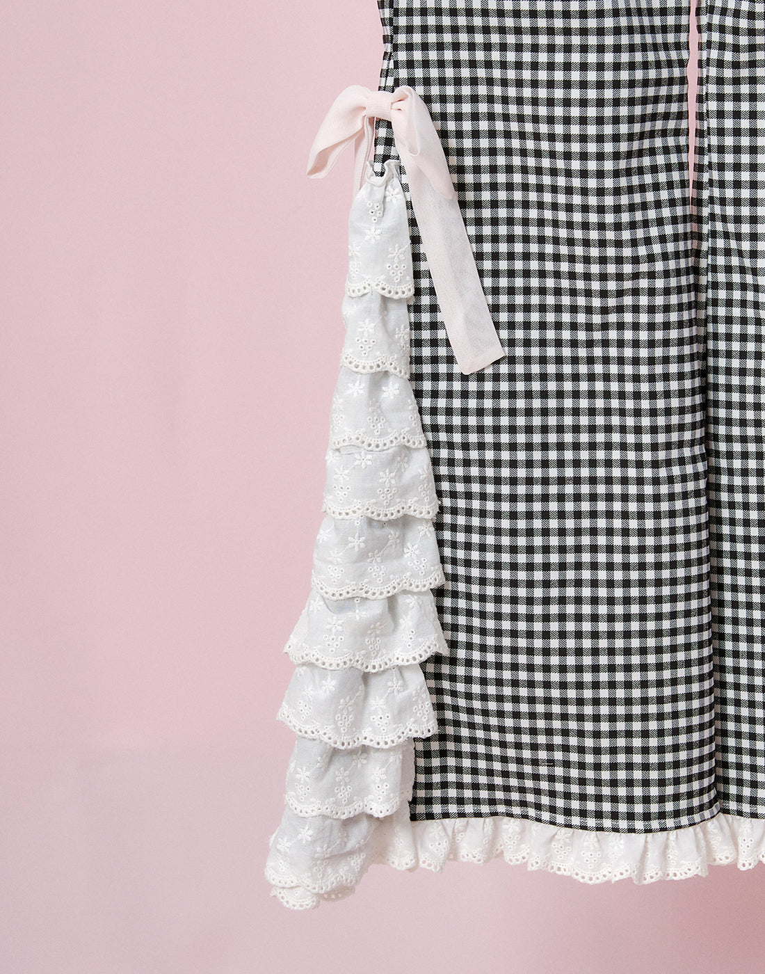 Lolime PRETTY UP Gingham checked Pants