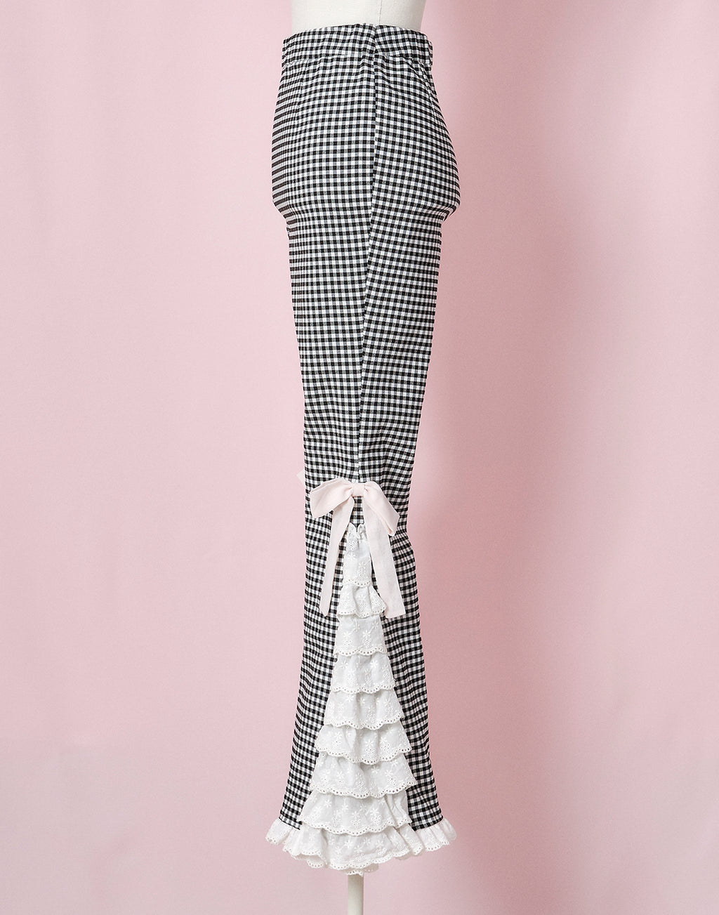 Lolime PRETTY UP Gingham checked Pants