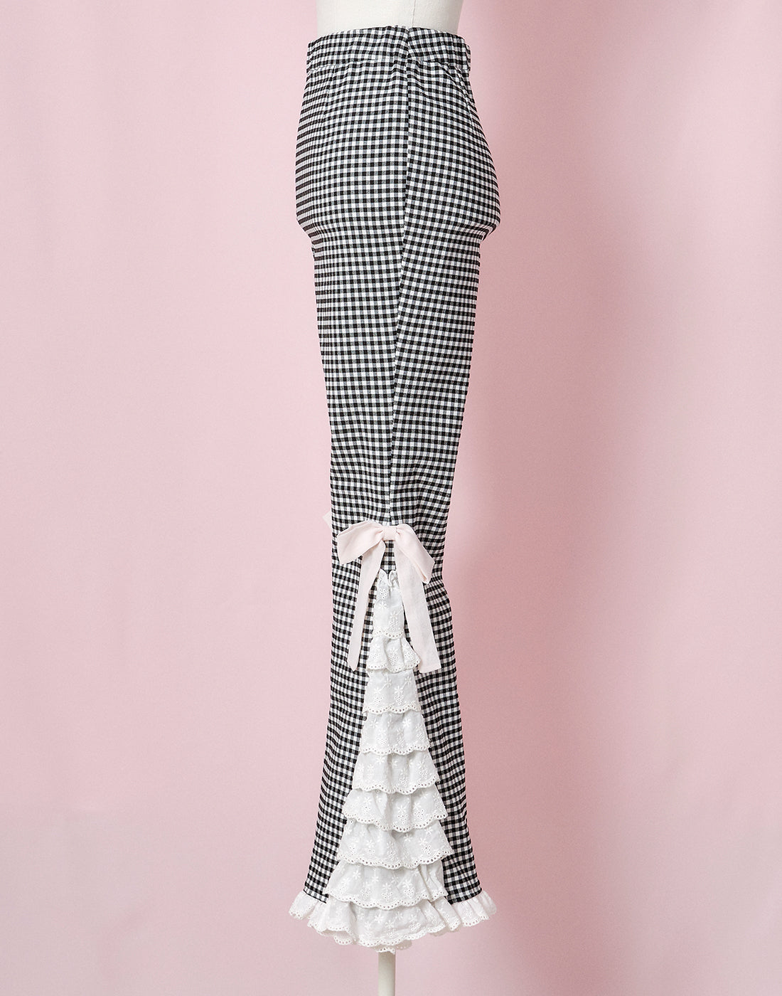 Lolime PRETTY UP Gingham checked Pants