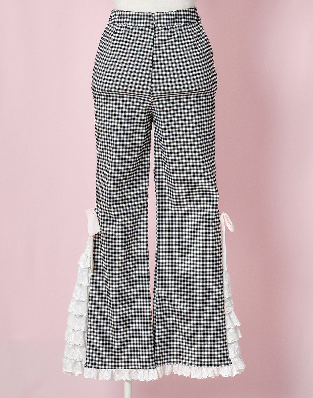 Lolime PRETTY UP Gingham checked Pants